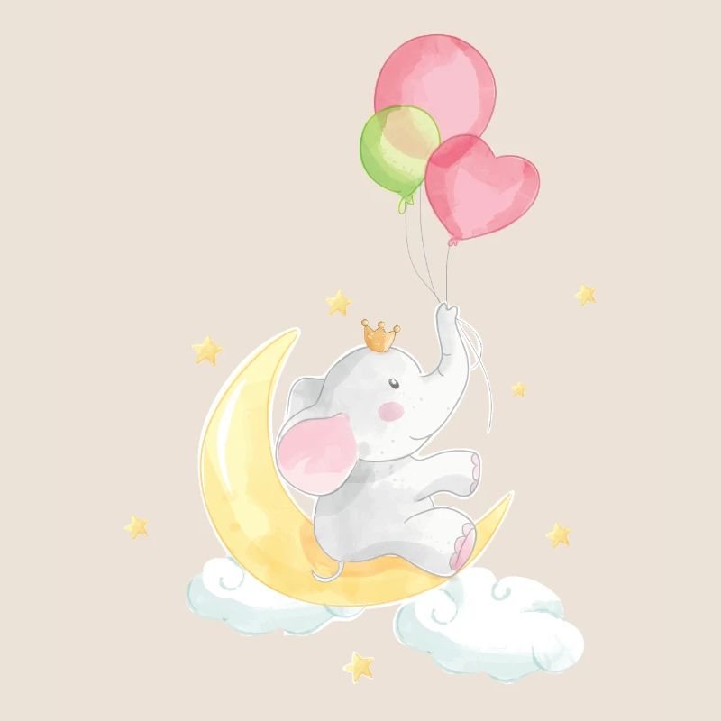 Doux éléphant bébé