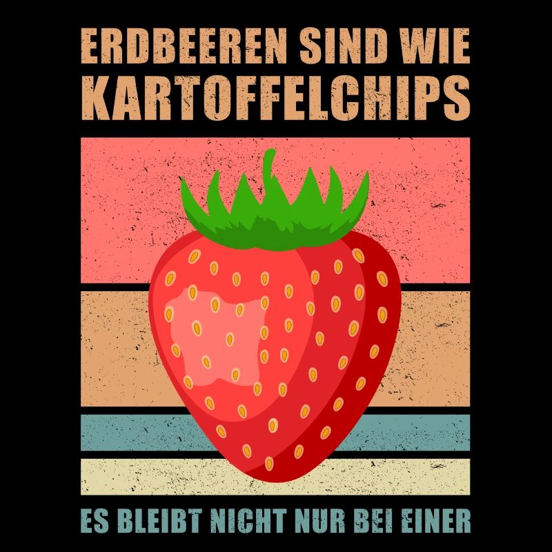 Erdbeeren Erdbeere Garten Vegan Gärtner Geschenk