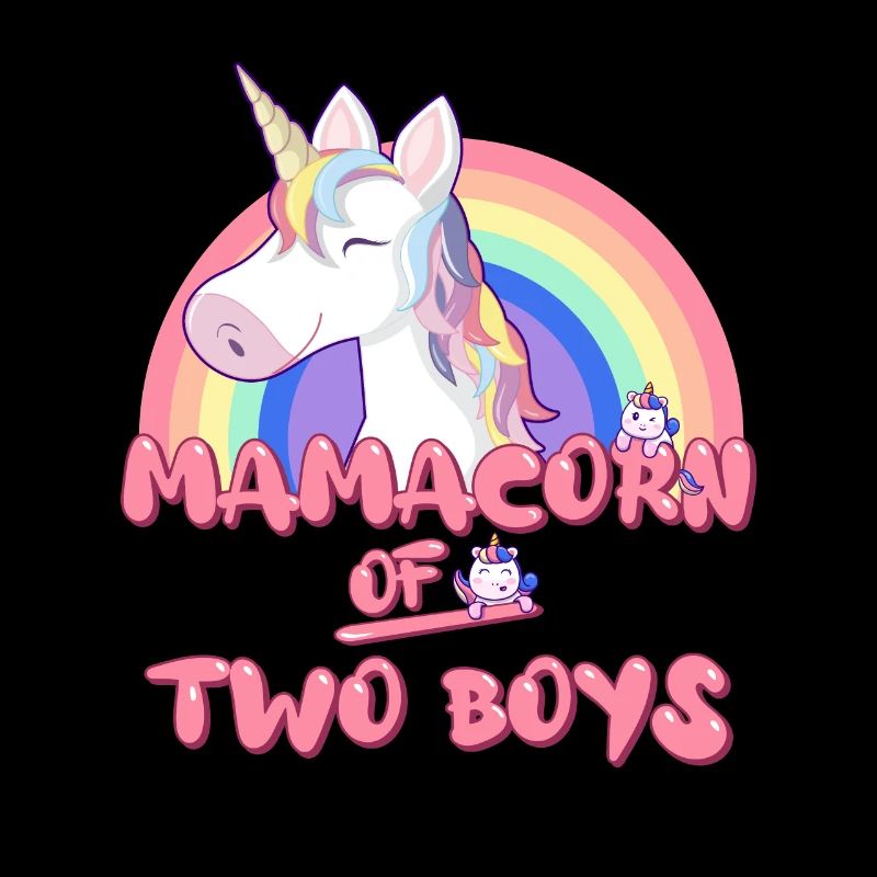 Mamacorn von zwei Jungs Mutter Muttertag Einhorn