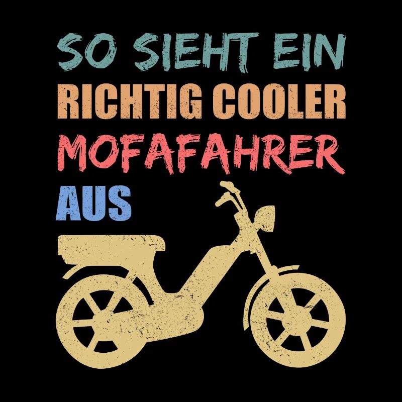 Mofa Mofafahrer Mofas Moped Mopedfahrer Geschenk