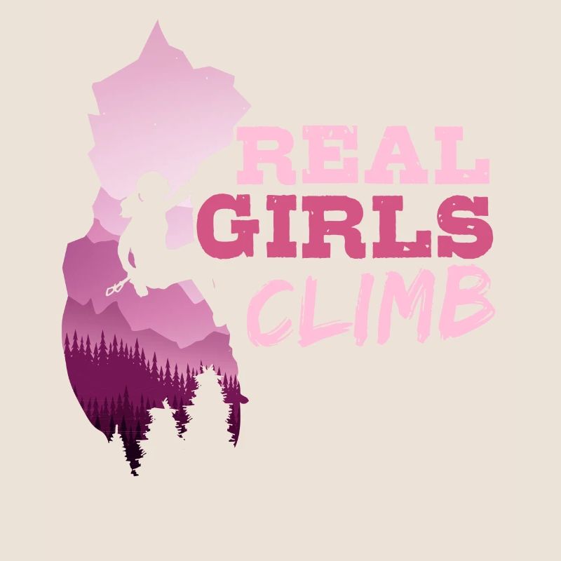 Echte Mädchen Klettern, Kletterer, Boulder