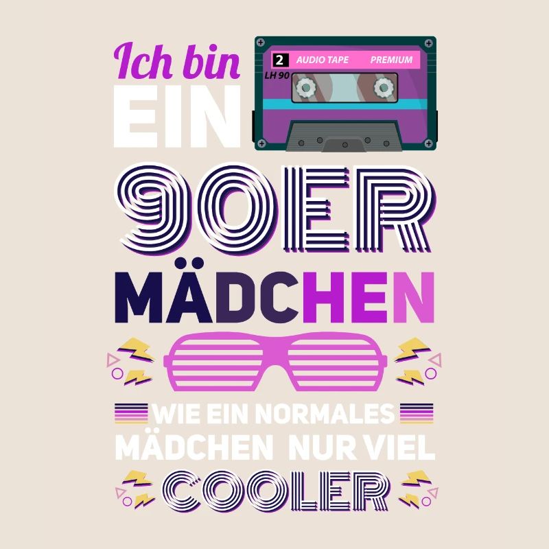 90er Mädchen Retro 90er Jahre Geschenk