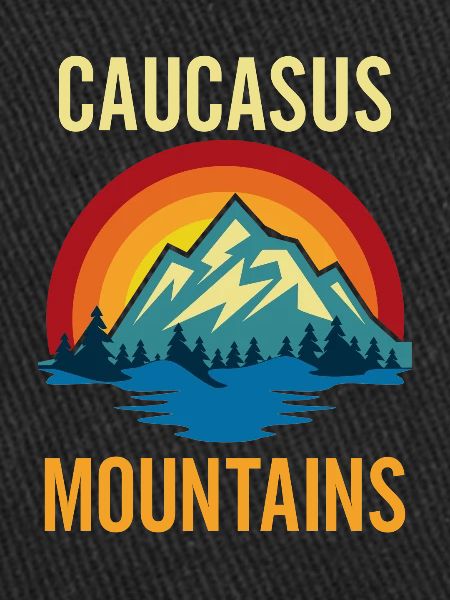 Caucasus Mountains Sunset