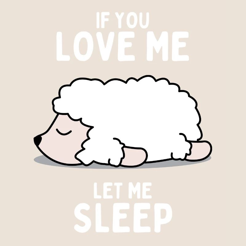 Sleeping Sheep Funny Gift