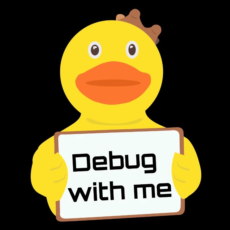 Rubber Duck - Gummiente - Debug with me