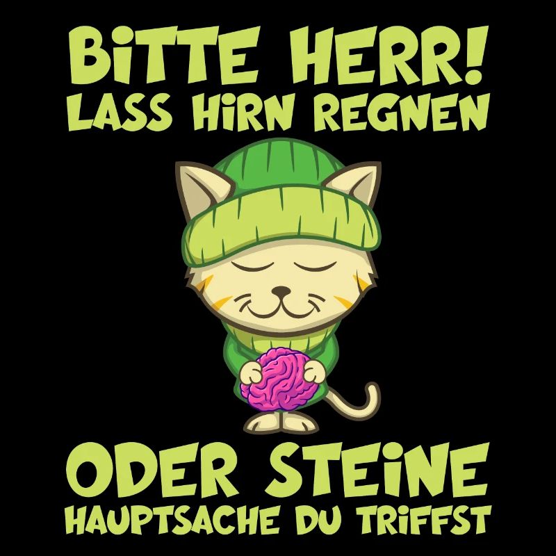 Herr Lass Hirn Regnen Oder Steine Lustige Sprüche