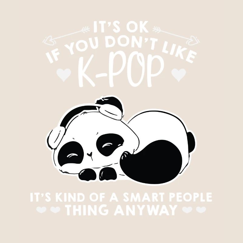 K-Pop Panda K-pop compartiments K-pop-panda-cadeau