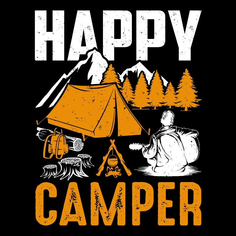 Happy Camper De camper Camping Cadeaux