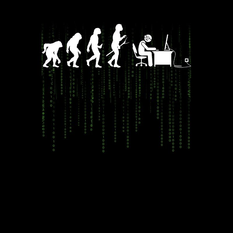 Evolution Computer Enticklung Bürarbeit Geschenk