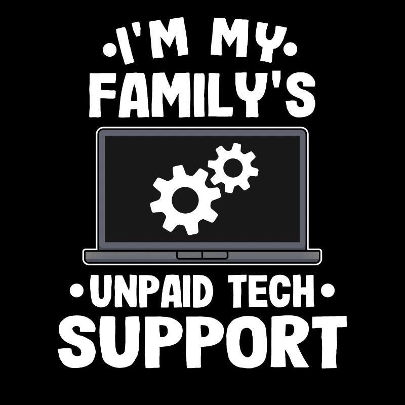 Unpaid Tech Support Funny Technical Support Gift
