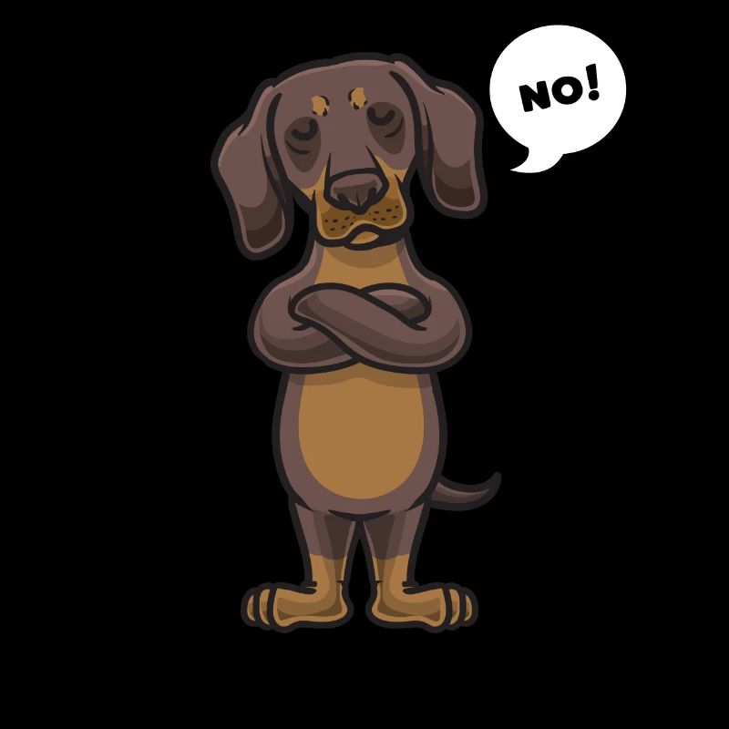 Têtu teckel teckel cadeau