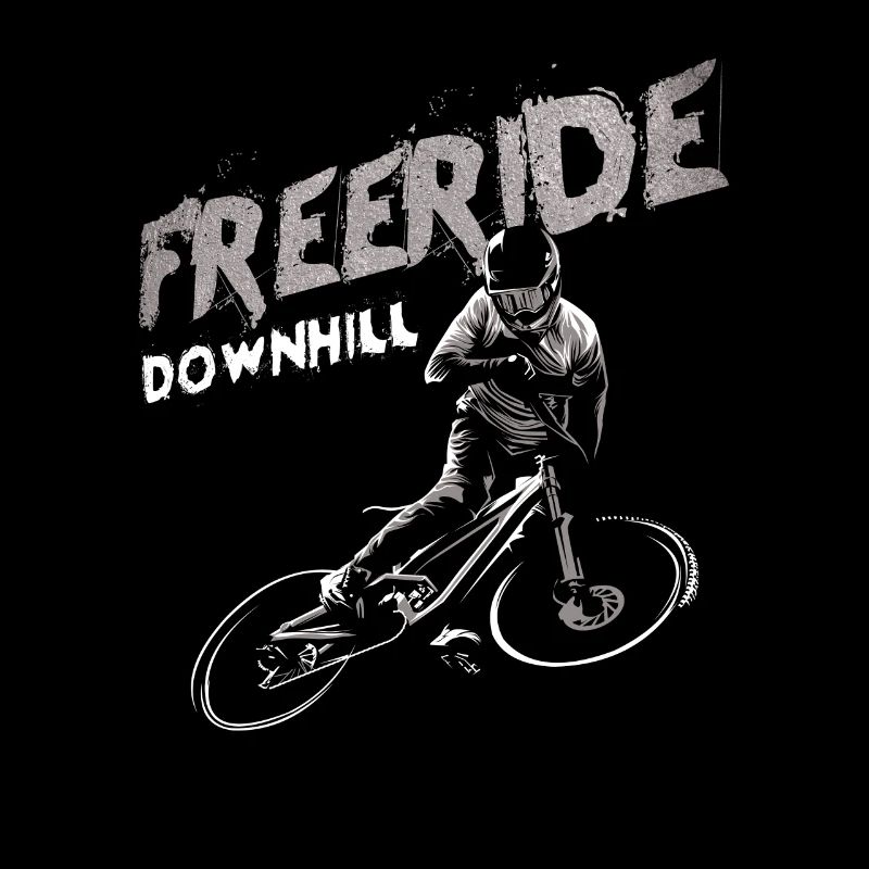 Freeride Downhill Mountainbiker Geschenk