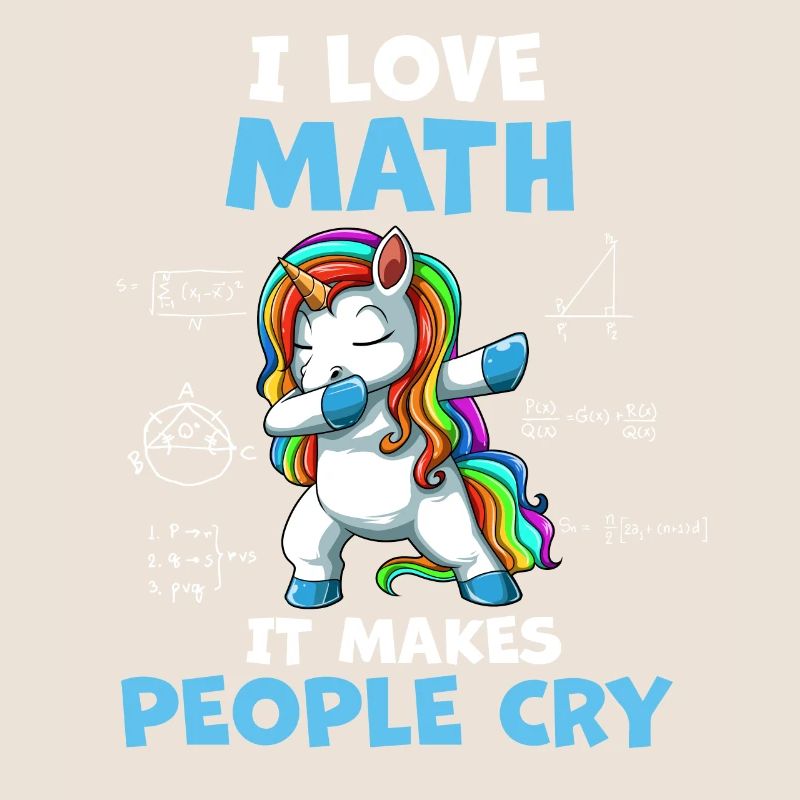 J’adore les maths de maths Licorne