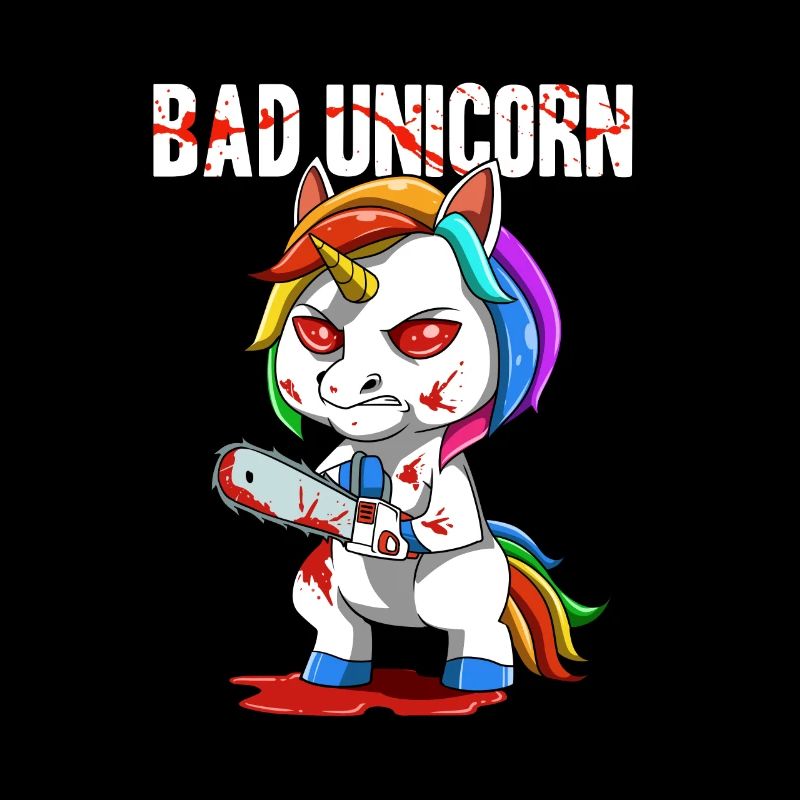 Licorne sarcastique Tronçonneuse Maléfique