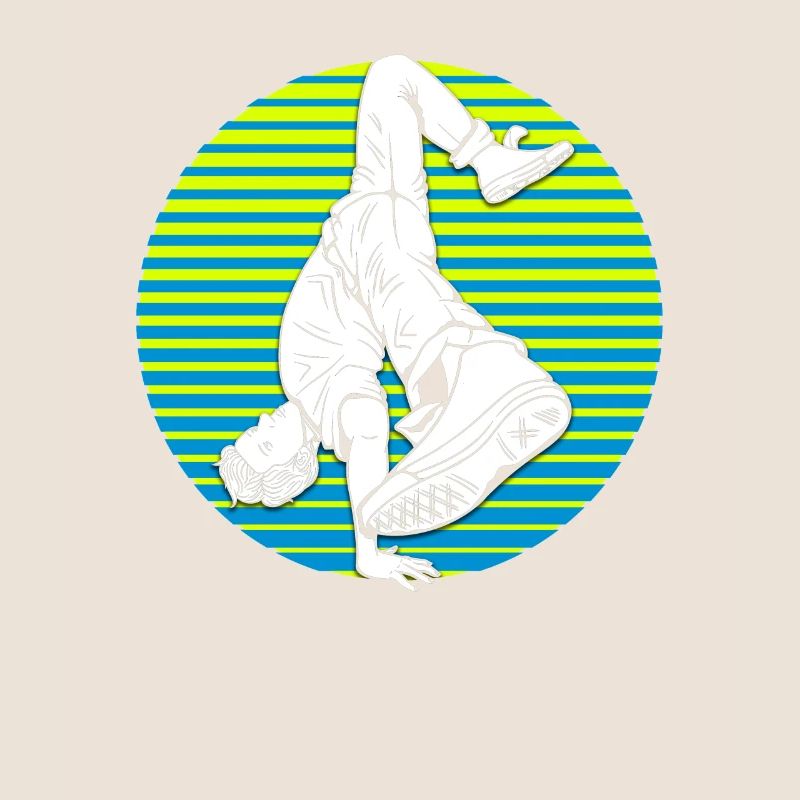 Breakdance Breakdancer Silhouette Geschenk