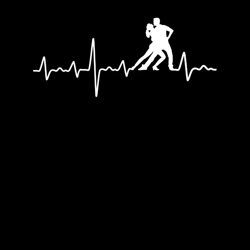 Professeur de danse Battement de coeur Danseur Danseur ECG