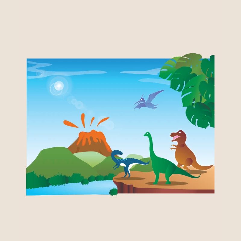 Dinosaurier-Vulkan