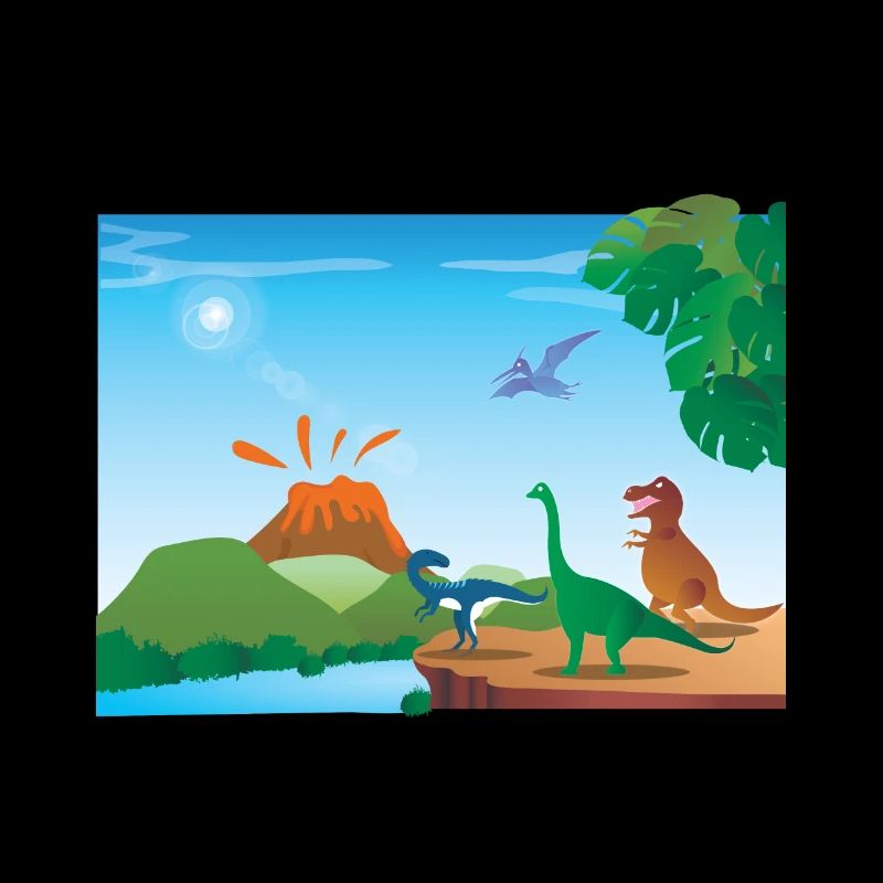 Dinosaurier-Vulkan