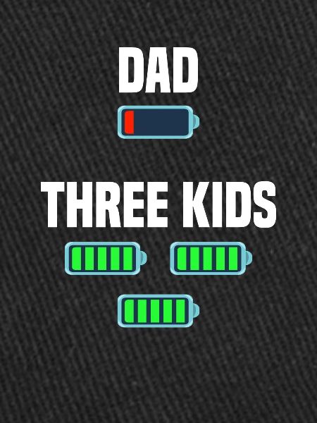 Dad and triplets