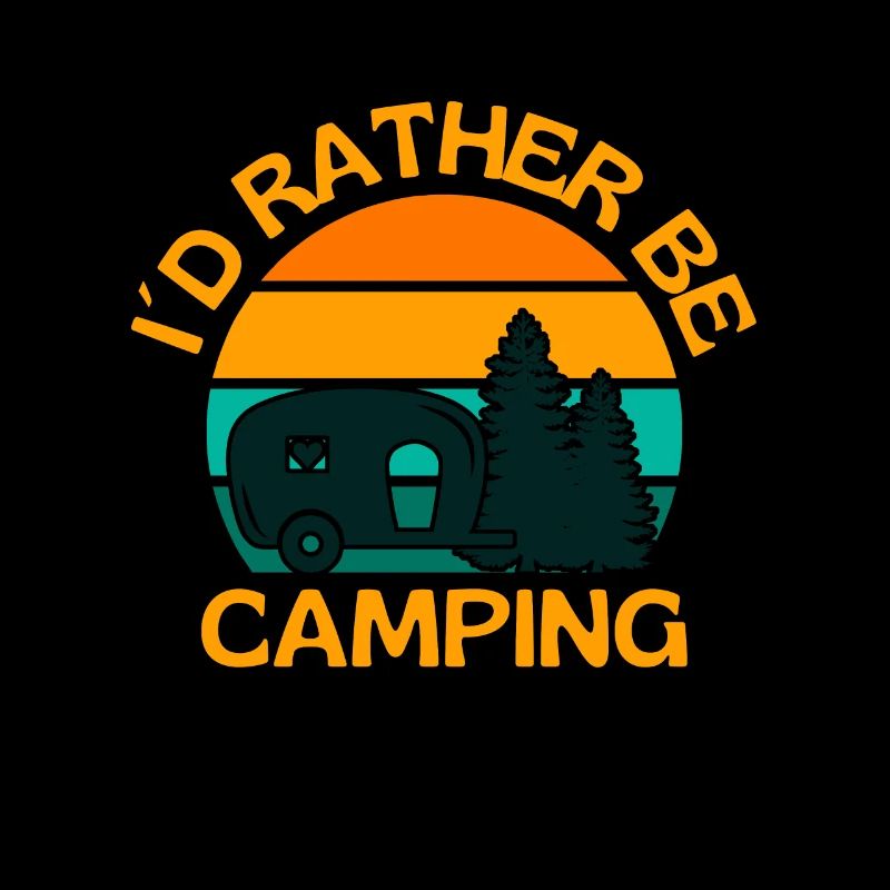I Would Rather Be Camping Caravan