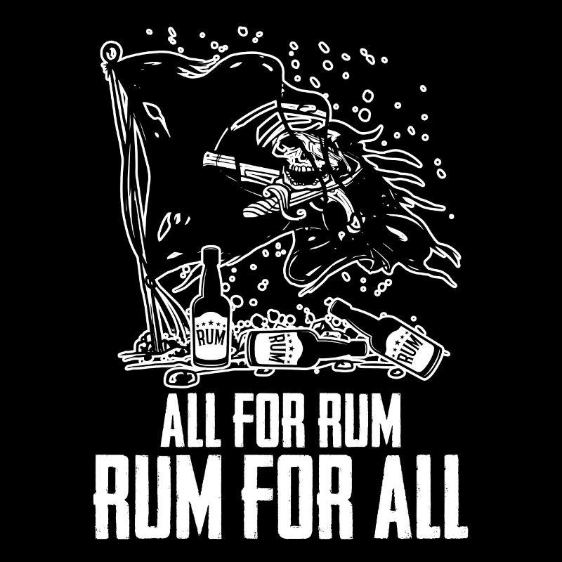 Rum pirate flag