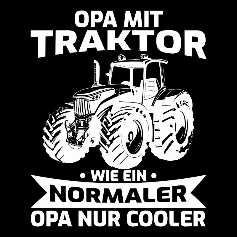 Opa Geschenk Landwirt Bauer Großvater Traktor
