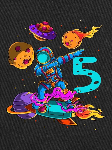 Astronaute Dans l’espace 5ème anniversaire