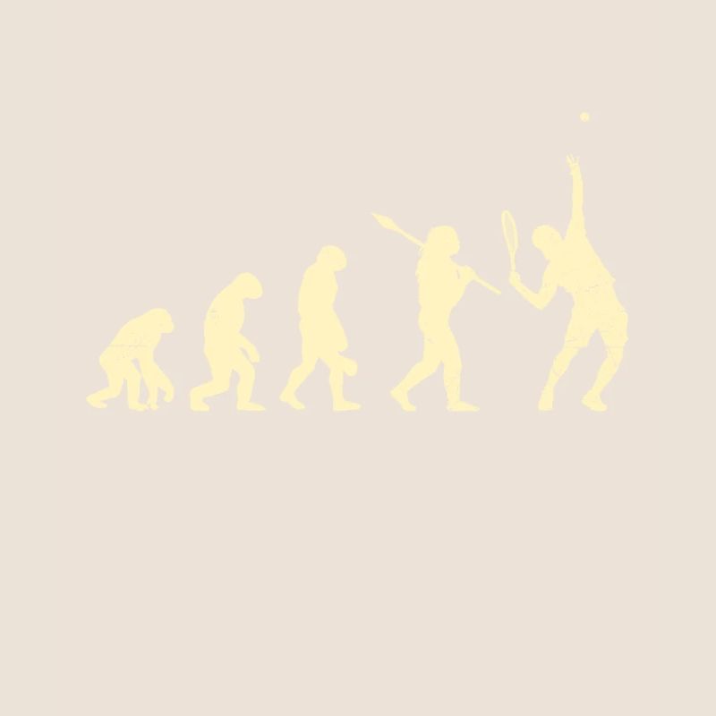 Tennis Monkey Human Evolution Serve Tennis Game