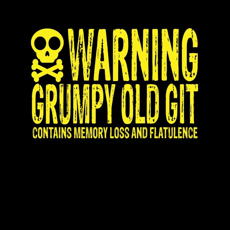 Warning Grumpy Old Git