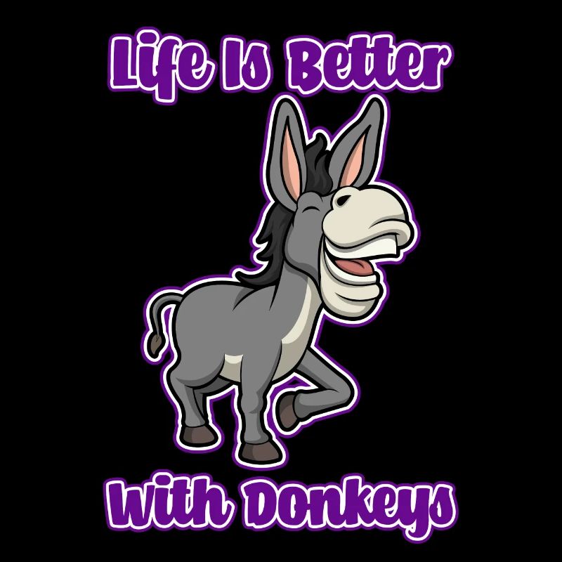 Cute Baby Donkey Life Mule