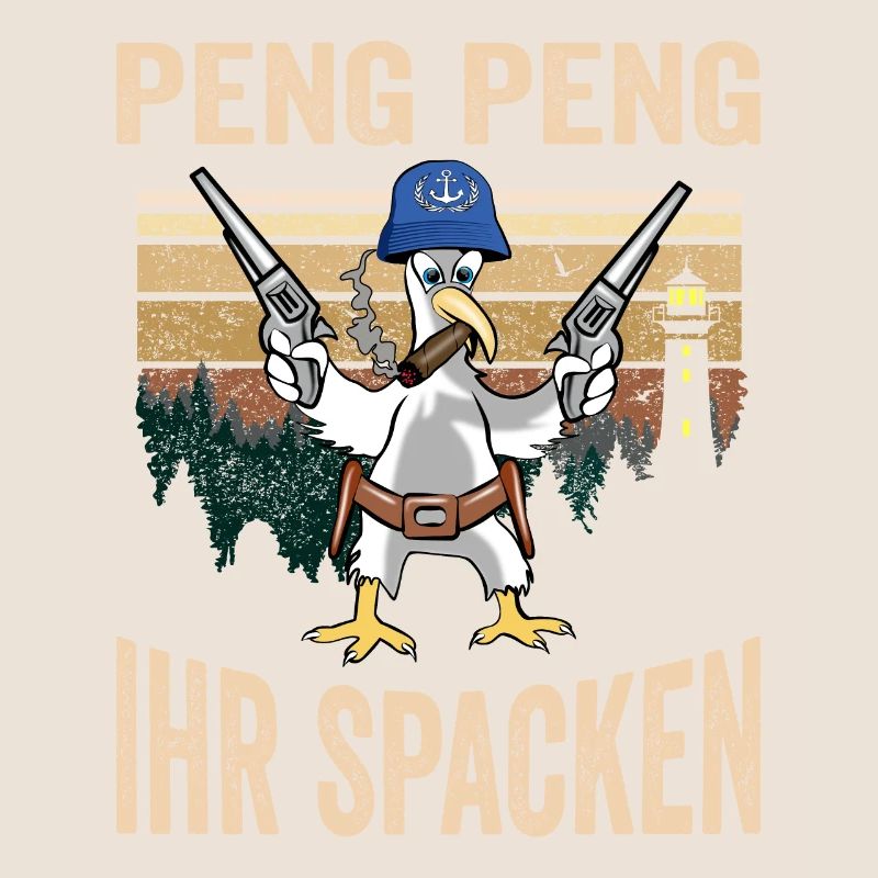 Moinsen Moin Peng Peng ihr Spacken Moin Möwe Digga