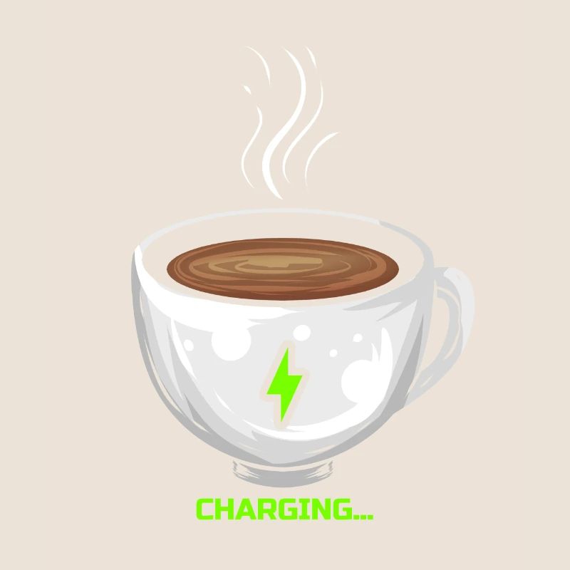 The coffee recharges the batteries