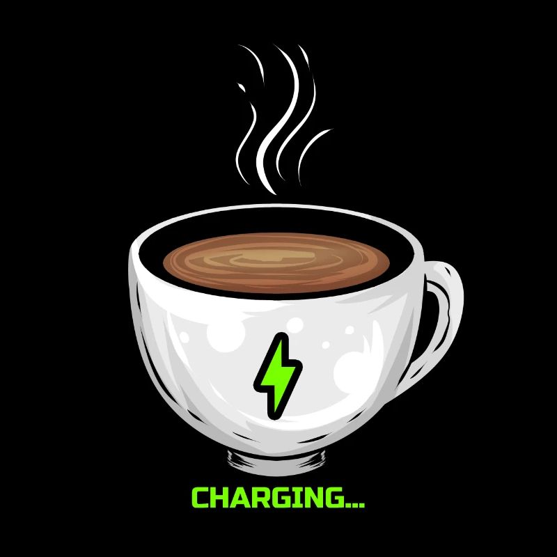 The coffee recharges the batteries