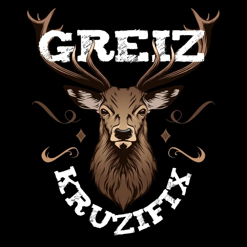 Greiz Kruzifix Fluchen bayrischer Dialekt Hirsch