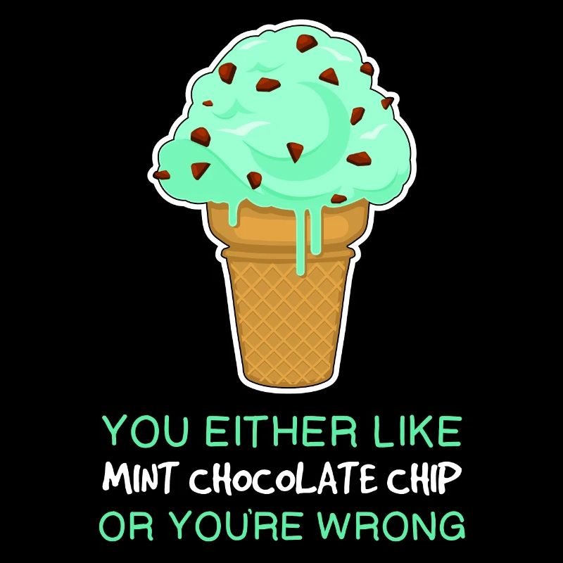 You’re Wrong Ice Cream Lover Quote Mint Chocolate