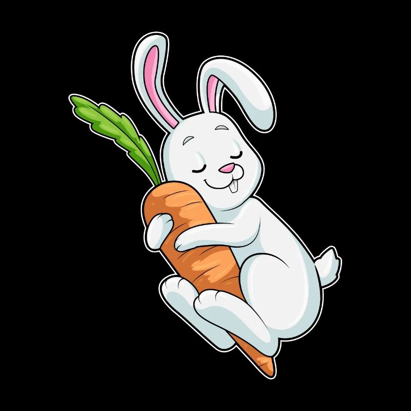 Hare with carrot