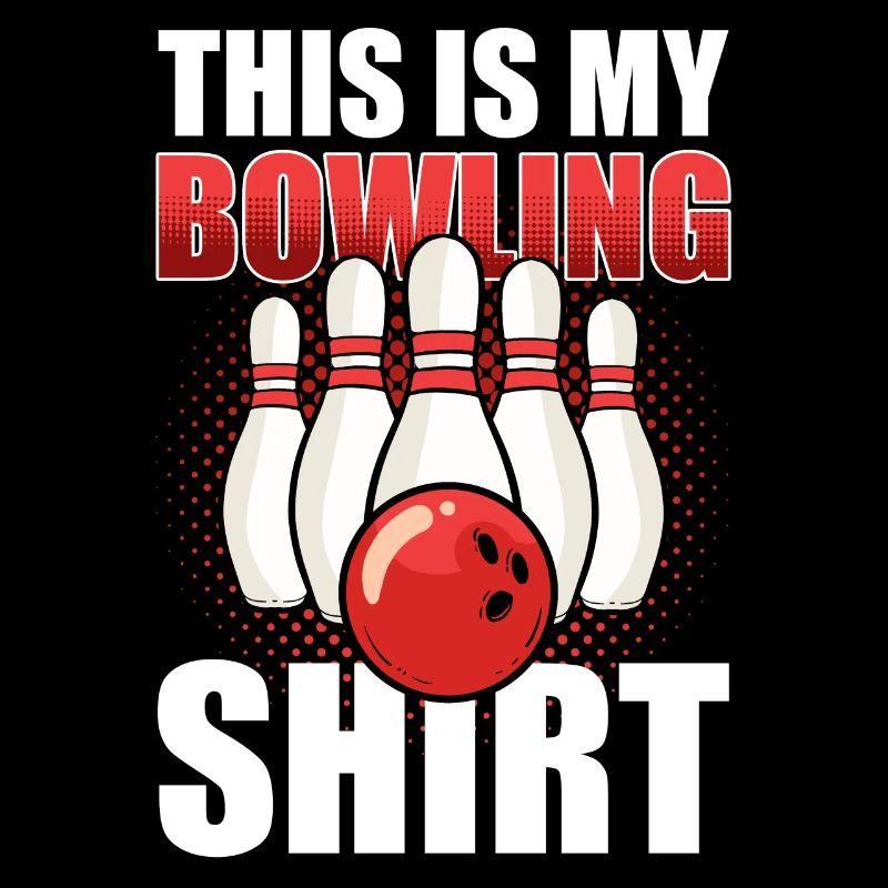 C’est mon co-shirt de bowling Bowler Strike team