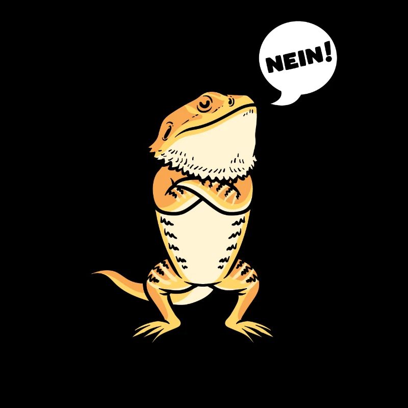 Sturer Bartagame Pogona Reptilien Echse