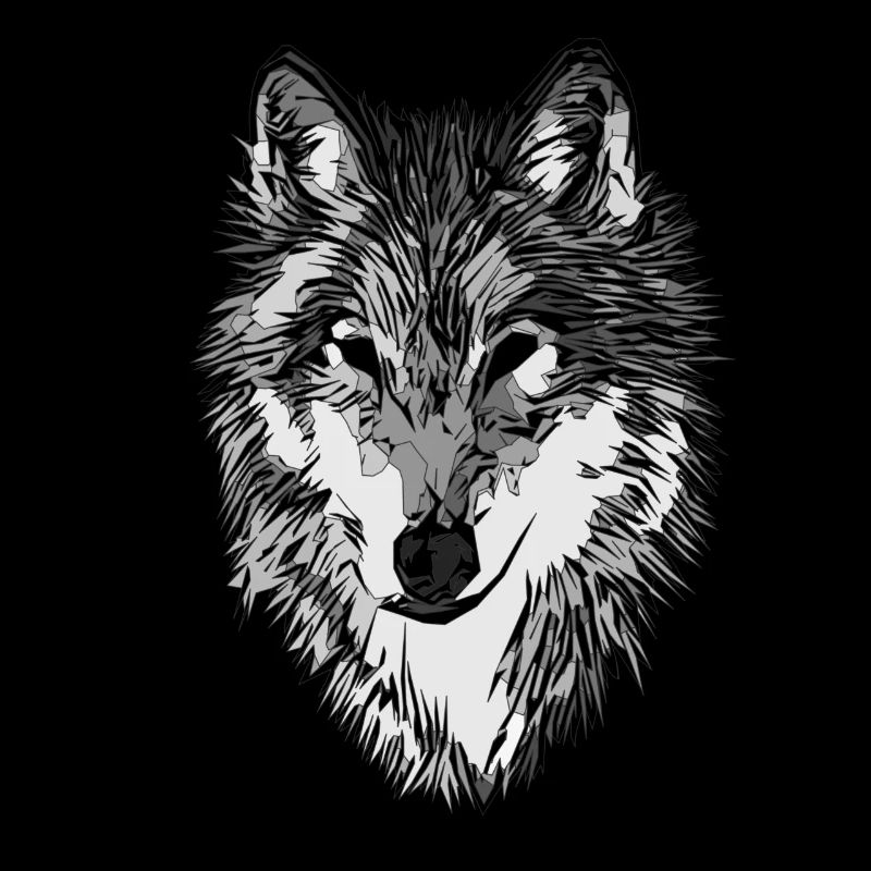 Wolf motif Predator Wolf Animal motif