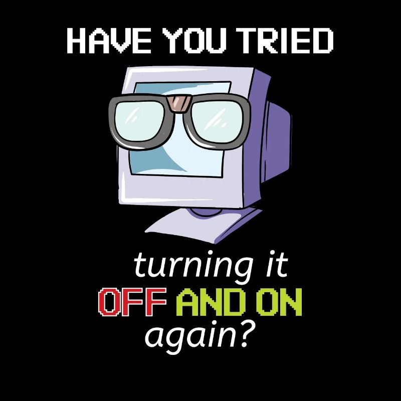 Computer Support Off And On Admin Gift