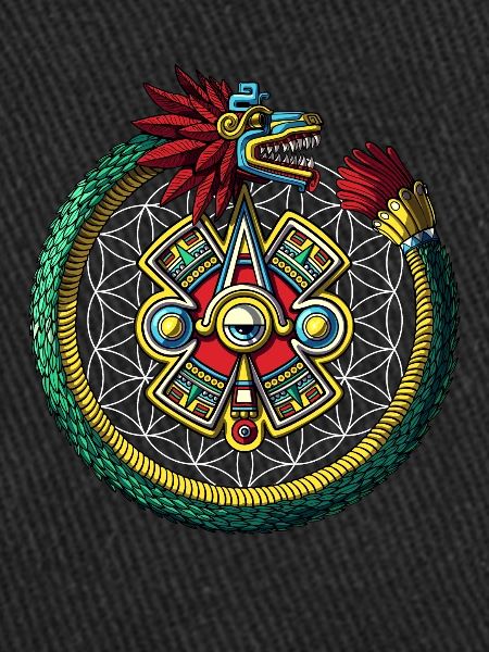 Quetzalcoatl Aztec Ouroboros
