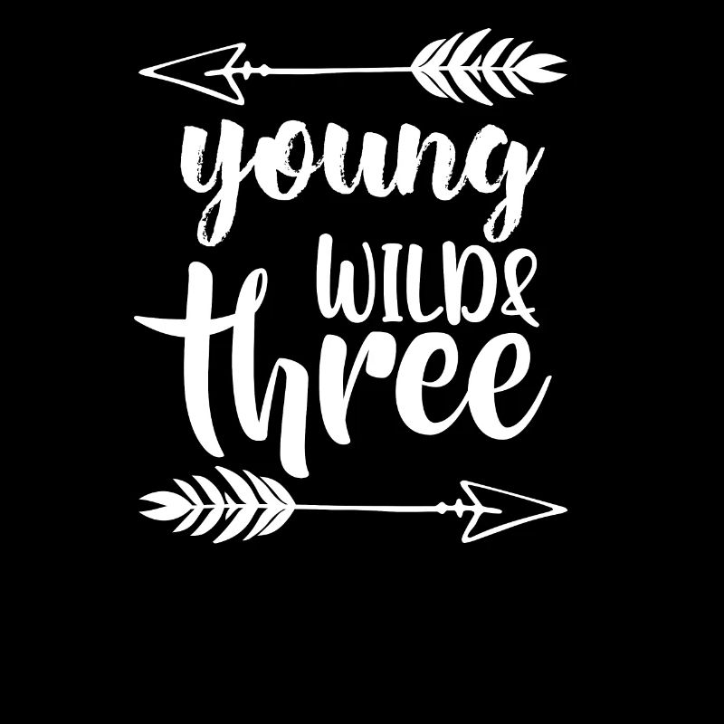 young wild & and three 3 drei Geburtstag