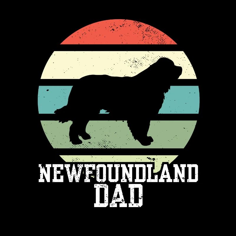 Newfoundland Dad I Retro Newfoundland Dad