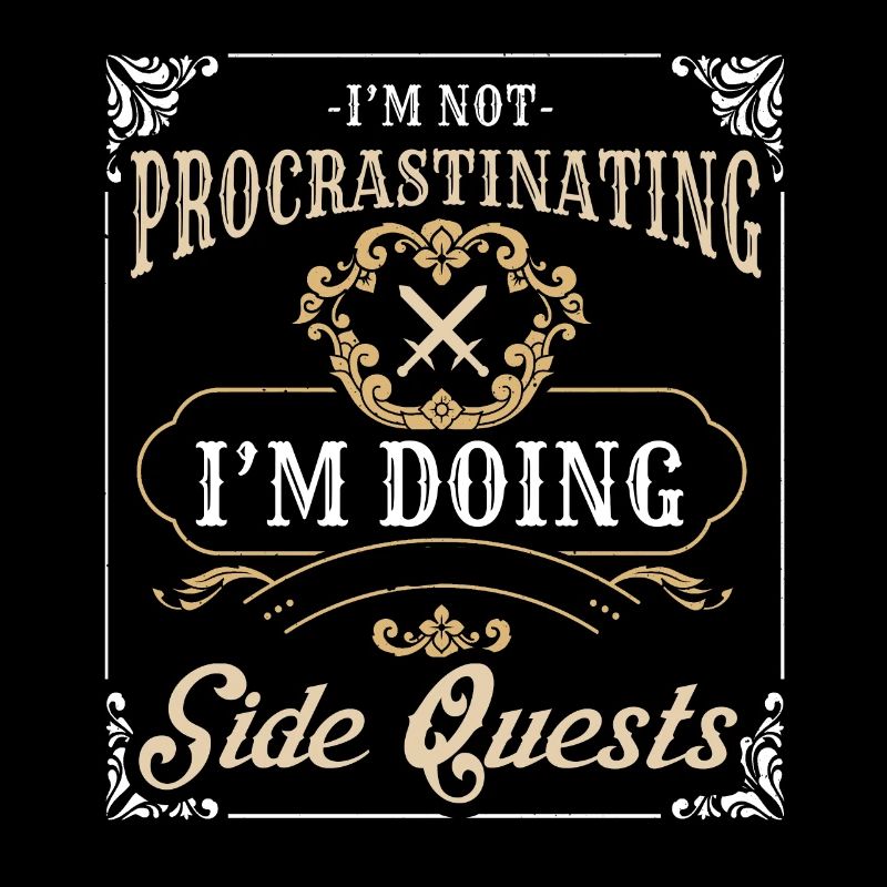 Maintenant Procrastinating Side Quests RPG Gamer Dungeon