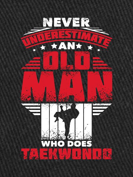 Taekwondo old man
