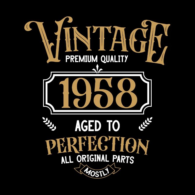 1958 Vintage Geburtstag