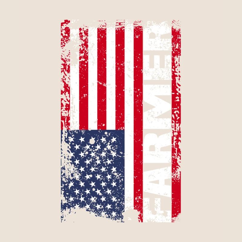 Etats-Unis Drapeau - Fermiers