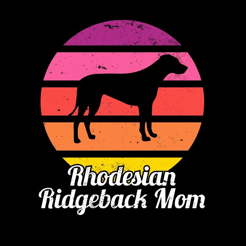 Rhodesian Ridgeback Mom I Retro Ridgeback Mom