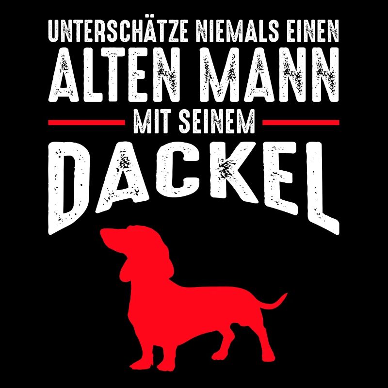 Alter Mann - Dackel | Retro Vintage Style