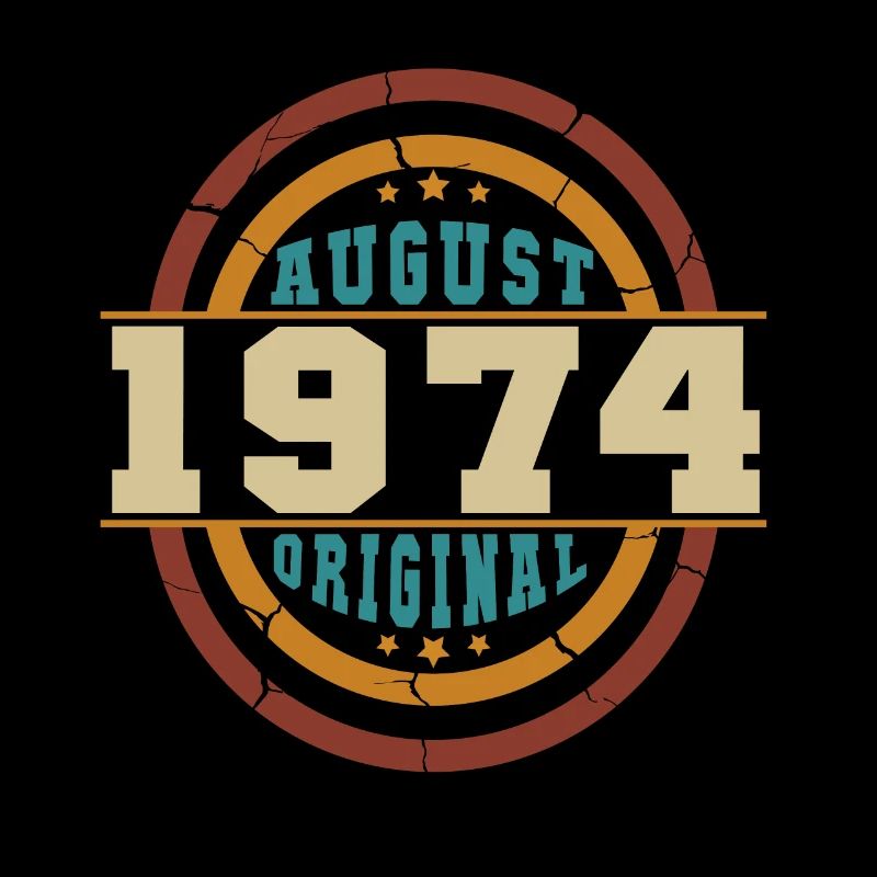 August 1974 Vintage Geschenk